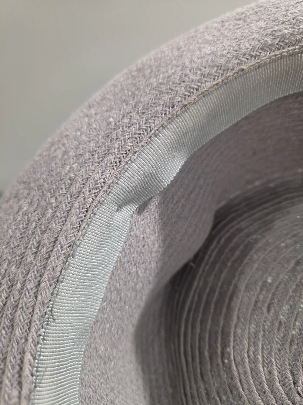 August Hats Gray Hemp Blend Plaid Band Boater Hat